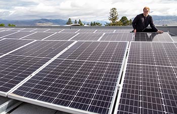 solar panel installation